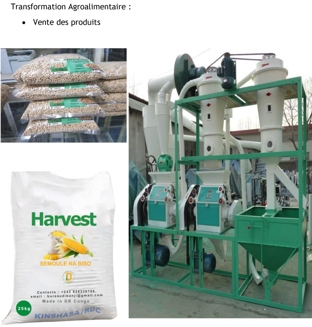 Transformation agroalimentaire - Vente des produits